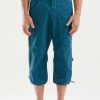 E9 Pantaloncini | Fuoco Flax 3/4 Deep-Bue